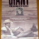 JIM HIGHTOWER MORGAN FAIRCHILD Signed '89 Poster GIANT