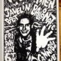 WILL & the BUSHMEN Cannibal Club Texas'90 POSTER Art of Modern Rock Jason Austin