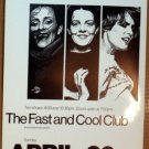 The ROCHES Fast & Cool Club POSTER rare Mint Texas Jagmo fem folk harmony love
