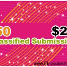 50 Classified Ads Submission Service (Starter Deals)