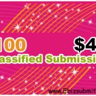 100 Classified Ads Submission Service (Best Seller)