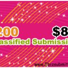 200 Classified Ads Submission Service