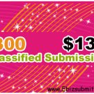 300 Classified Ads Submission Service
