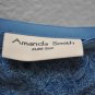 Amanda Smith Long Blue Silk Skirt - Sz S