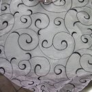 swirl organza table runner wedding