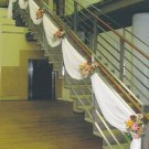 wedding decorating fabric swags
