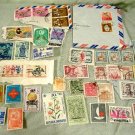 Asian Postage Stamp Lot Chinese Japanese Vietnamese Korean Etc