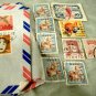 Asian Postage Stamp Lot Chinese Japanese Vietnamese Korean Etc