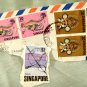 Asian Postage Stamp Lot Chinese Japanese Vietnamese Korean Etc