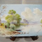 Harry G Aitken Landscape Painting on Robertson Tile Antique Porcelain