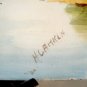 Harry G Aitken Landscape Painting on Robertson Tile Antique Porcelain