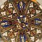 Islamic Pottery Plate Dish Enamel Paint Vintage Signed Moroccan Middle Eastern