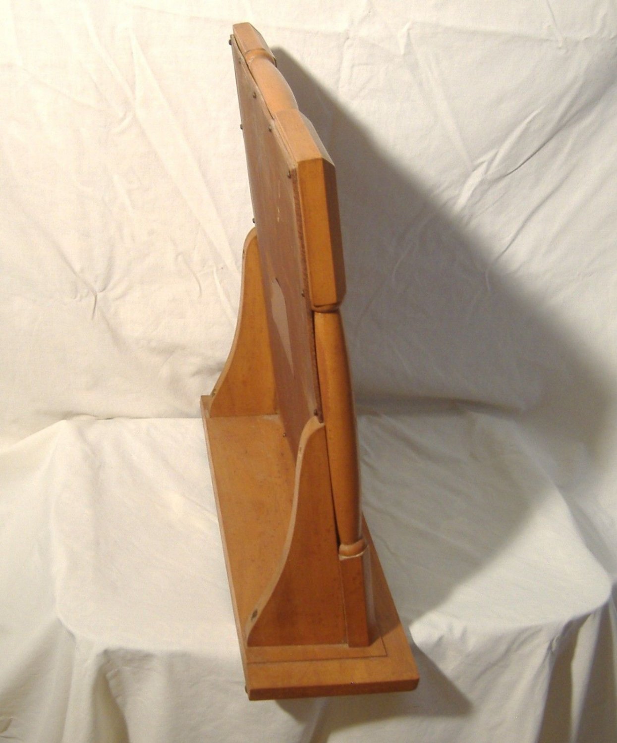 Vintage Dresser Shaving Mirror Logan Porter Davis Co. Maple