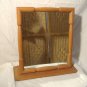 Vintage Dresser Shaving Mirror Logan Porter Davis Cabinet Co. Maple Beech Wood