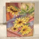 Impressionist Sunflowers Still Life Painting Floral Pastel