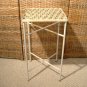 Wrought Iron Table Plant Stand Vintage Mosaic Glass Tile Mid Century Modern