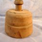 Antique Primitive Butter Mold Press Carved Wood Wheat Sheaf