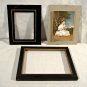 Vintage Miniature COLOR LITHOGRAPH GERMANY Little Girl Print White Dress