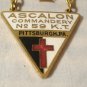 Knights Templar Enamel Pin Badge Ascalon Commandery #59 Pittsburgh SD Childs Co.