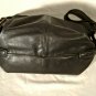 Stone Mountain Black Leather Purse Vintage Shoulder Bag