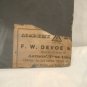Antique Winter Landscape Painting Forest River F.W. DeVoe Academy Board AS-IS