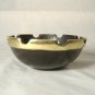 Vintage Gray Enamel Brass Ashtray Mid Century Modern Restaurant Bar Ware