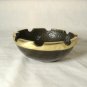 Vintage Gray Enamel Brass Ashtray Mid Century Modern Restaurant Bar Ware
