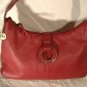 The Sak Shoulder Bag Purse Red Pebbled Leather