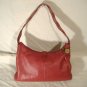 The Sak Shoulder Bag Purse Red Pebbled Leather