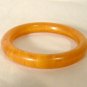Marbled Butterscotch Bakelite Bangle Bracelet Vintage