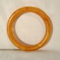 Marbled Butterscotch Bakelite Bangle Bracelet Vintage