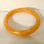 Marbled Butterscotch Bakelite Bangle Bracelet Vintage