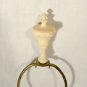 Vintage Ivory Celluloid Lamp Finial w Harp Neo-Classical Style