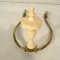 Vintage Ivory Celluloid Lamp Finial w Harp Neo-Classical Style
