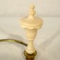 Vintage Ivory Celluloid Lamp Finial w Harp Neo-Classical Style