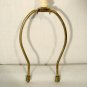 Vintage Ivory Celluloid Lamp Finial w Harp Neo-Classical Style