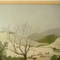 Grandma Moses Winter Landscape Print Primitive Folk Art