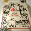 Vintage Hawaii Travel Promotion Poster Channel 4 TV KOUS Billings Montana 1980s