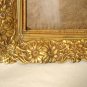 Victorian Copper Picture Photo Frame Antique Ornate Floral Repousse Flowers