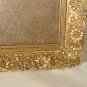 Victorian Copper Picture Photo Frame Antique Ornate Floral Repousse Flowers