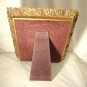 Victorian Copper Picture Photo Frame Antique Ornate Floral Repousse Flowers