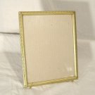 Vintage Gold Metal Picture Frame Damascene Embossed  8 x 10