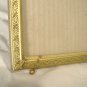 Vintage Gold Metal Picture Frame Damascene Embossed 8 x 10