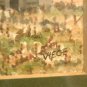 Miniature Impressionist Farm Landscape Painting Wind Pump Watercolor Gouache