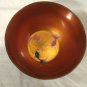 Chinese Lacquer Foochow Bowl Exterior Landscape Interior Fish Koi Carp Painting