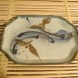 Robin Cage Stoneware Dish Dresser Tray Vintage Studio Art Pottery