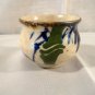 Pair Japanese Pottery Tea Bowl Hand Painted Bamboo Signed Antique Vintage