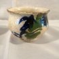 Pair Japanese Pottery Tea Bowl Hand Painted Bamboo Signed Antique Vintage