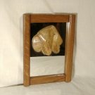 Lady Head Stone Sculpture Carving on Mirror Modern Abstract Art