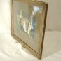 Antique Victorian Hand Colored Photograph Mother & Daughters Chicago 1901